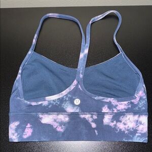 lululemon athletica Tie-Dye Blue and Pink Sports Bra